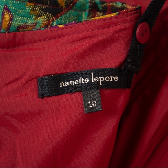 NANETTE LEPORE SILK KHARMA DRESS - Picture 4 of 9
